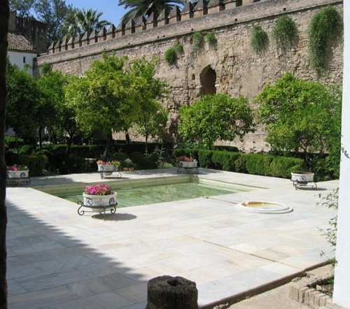 El Patio Morisco1 - El Alcázar de Córdoba y Juego de Tronos