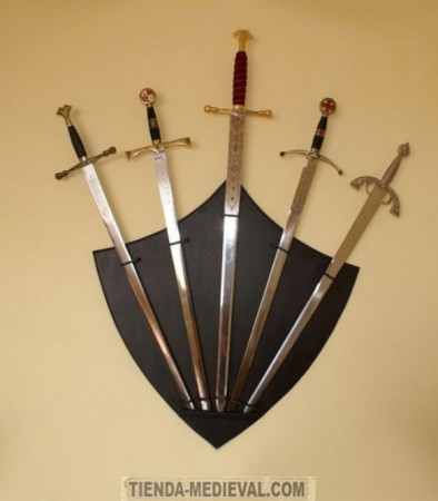 PANOPLIA PARA COLGAR 5 ESPADAS 394x450 - I guerrieri Samurai e le loro armi