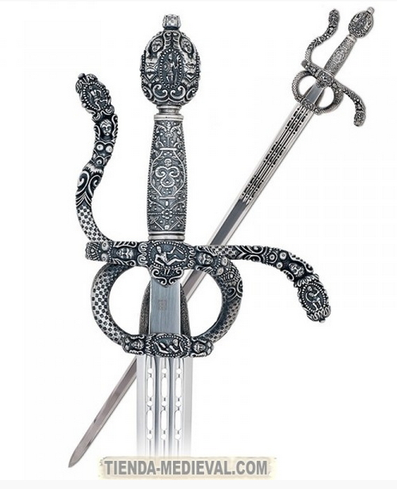 ESPADA FELIPE II DE LUJO - Factoría Medieval: Espadas