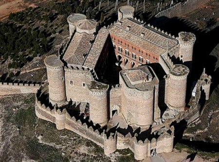 Vista aérea Castillo Belmonte