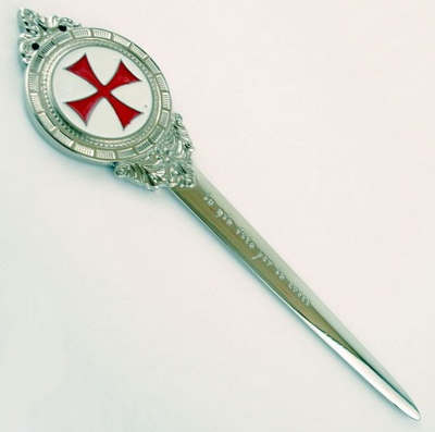 ABRECARTAS CRUZ TEMPLARIA - Medieval Items for your desk