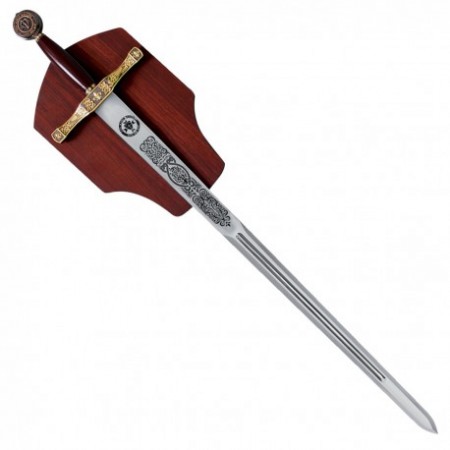 espada del rey arturo con soporte 119 cms