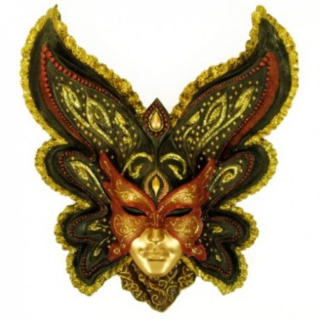 mascara veneciana mariposa 450x450 - Máscaras Venecianas para decorar