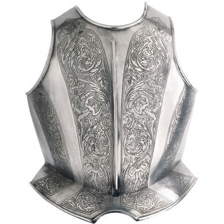 peto grabado para armadura - Pectorales medievales