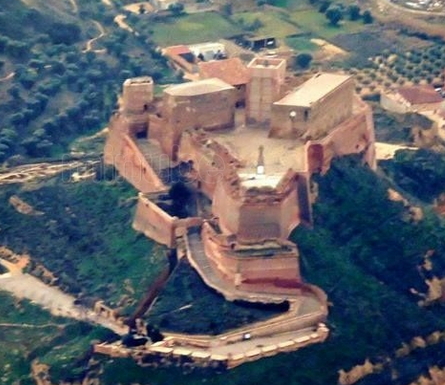 VISTA AEREA DEL CASTILLO DE MONZÓN - El Castillo Templario de Monzón