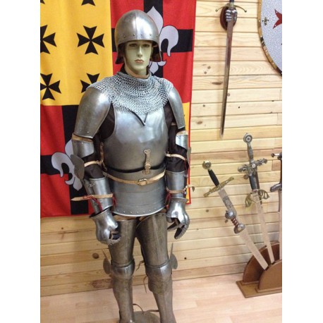 armadura funcional siglo xv - Armadura funcional en cuero para un Rey Medieval
