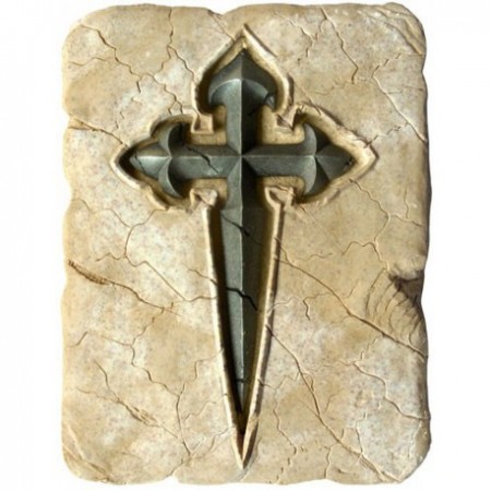 huella historica cruz de santiago 450x450 - Huellas medievales decorativas