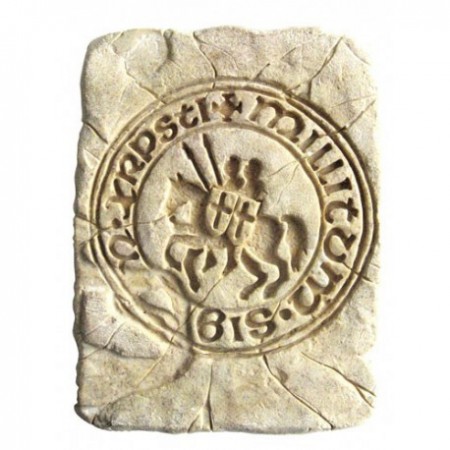huella historica sello templario 450x450 - ¿Quiénes fueron los Caballeros Templarios?