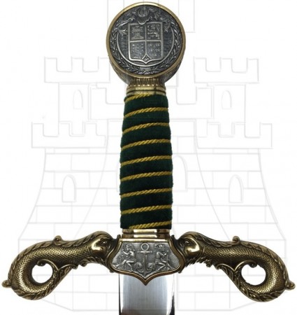 Espada Cristobal Colon en oro 425x450 - Espadas buenas, bonitas y baratas