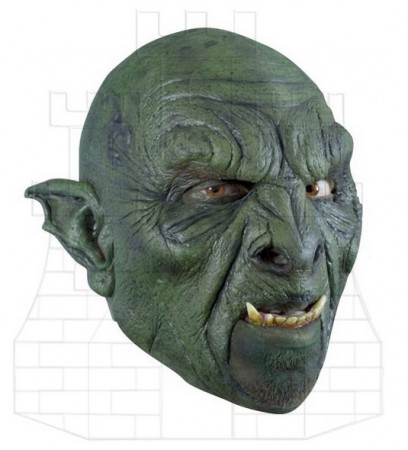 Máscara Orco 408x450 - Terroríficas máscaras en látex de duendes y zombies