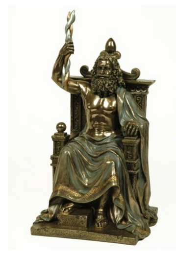 Figura de Zeus Rey de los dioses griegos - Figuras Dioses de la Mitología Griega