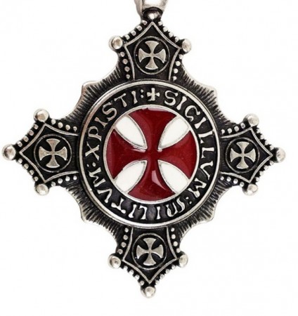 Colgante Cruz Templaria