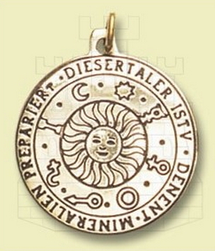 Colgante Medieval Sun talisman
