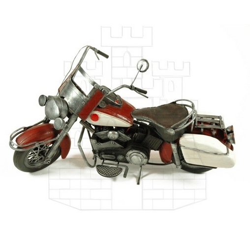 Miniatura moto antigua - Decora diferente con preciosas miniaturas medievales