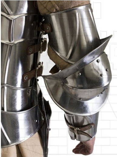 Brazos articulados armadura medieval gótica - Armaduras