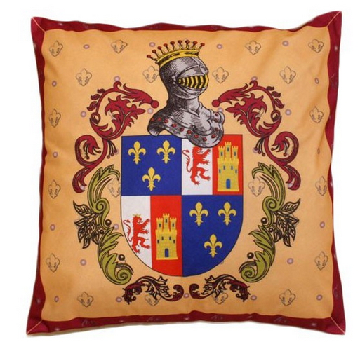 Cojin escudo medieval - Cuscini con motivi medievali e templari