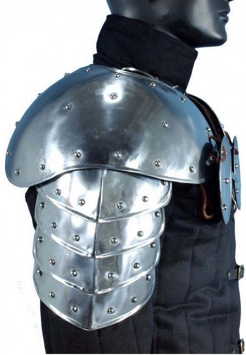 HOMBRERAS MEDIEVALES - Protección medieval de cuello y hombros guerrero medioevo