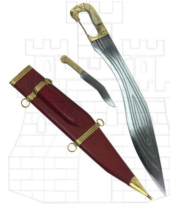 Falcata Kopis mango de caballo - Espada Cuerpo de Gestión de la Administración Civil del Estado (modelo 1850)