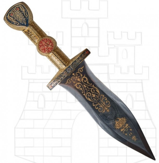 Daga Romana Oro 727x675 - Las más bellas dagas históricas y de fantasía