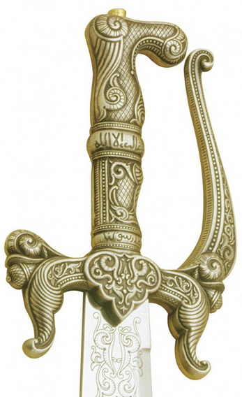 Espada Alfange en Plata - Factoría Medieval: Espadas