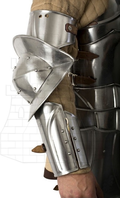 Brazos articulados armadura medieval