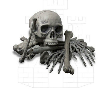 Huesos humanos 18 piezas - Armaduras medievales tamaño natural