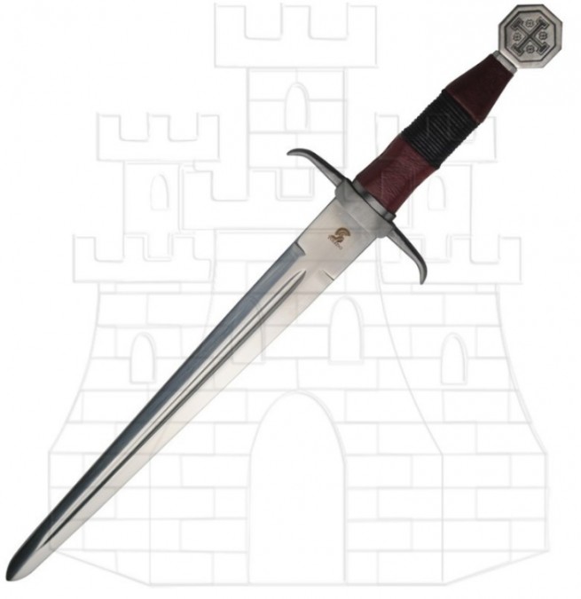 CUCHILLO DE COMBATE JERUSALEN 701x675 - Dagas, navajas y cuchillos templarios