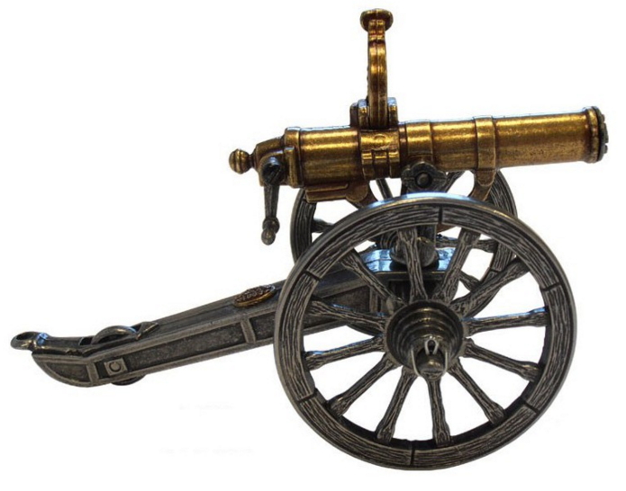 Ametralladora Gatling USA 1861 - Cañones medievales y de época en miniatura