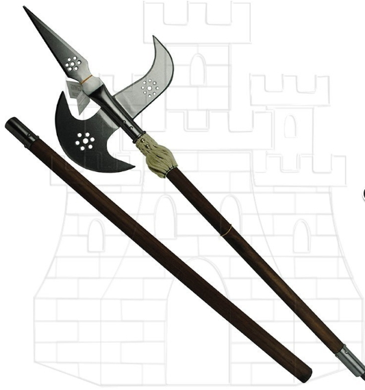 Alabarda medieval española siglo XVI - Puntas de lanza para guerreros