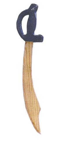 Cimitarra madera color para niños - Espadas medievales para niños