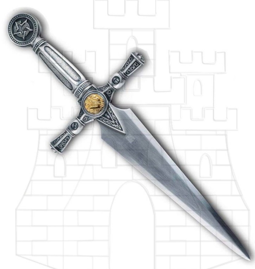 Daga Masónica - Miniaturas abrecartas de dagas, espadas y sables