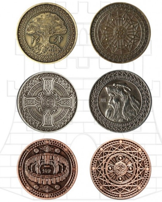 Set 30 Monedas de aire 573x675 - Bellísimos Sets Medievales para regalar