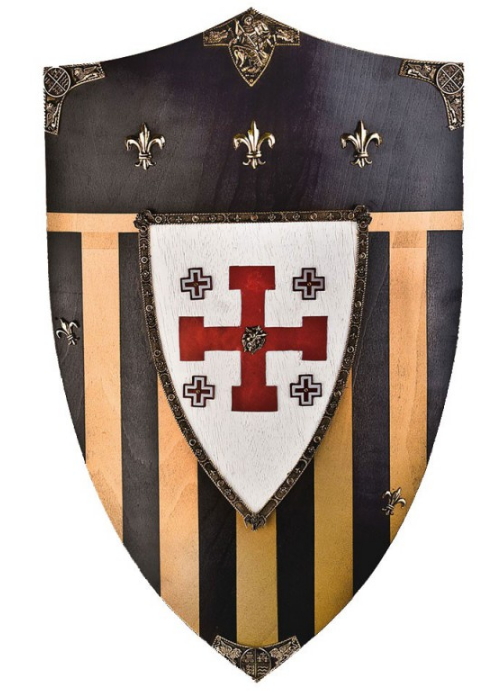 Escudo caballeros de Jerusalem - Escudos medievales y de todas las épocas