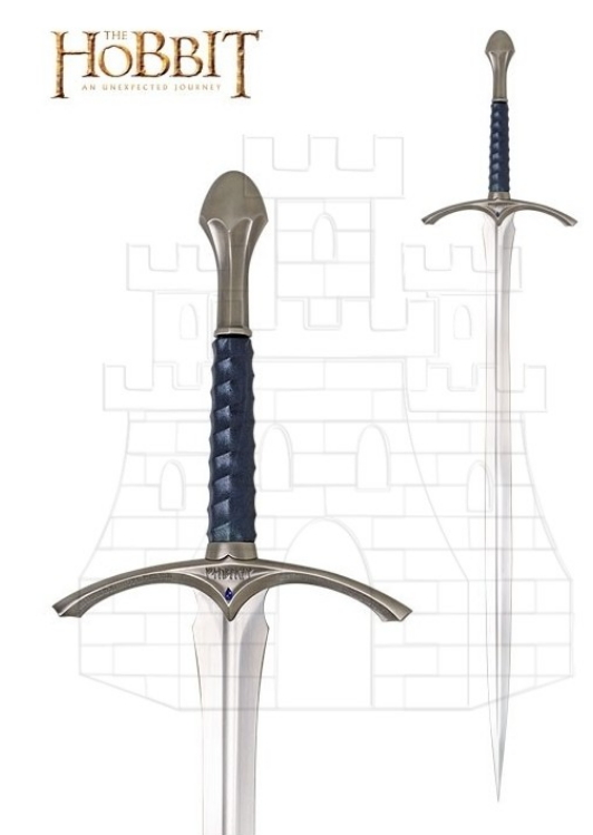 Espada Original Glamdring del Hobbit - Espadas Mágicas de Merlín, Gandalf y Harry Potter