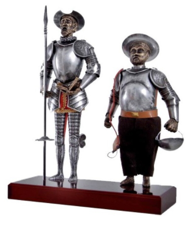 Figura Don Quijote y Sancho Panza
