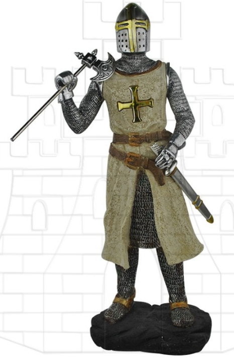 Figura guerrero templario 40 cms. - Revelaciones del Archivo Secreto Vaticano sobre los Templarios