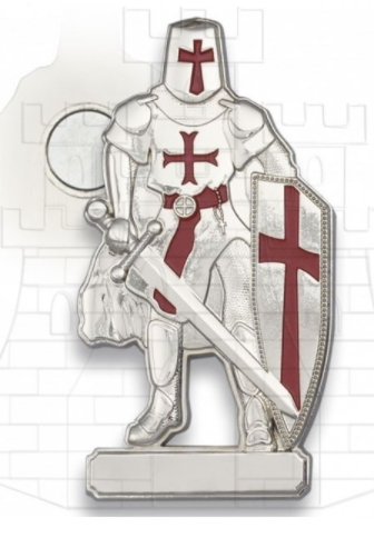 Imán Caballero Templario - Imanes de época para tu nevera