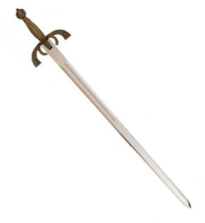 Espada Duque de Alba puño costillas - Espadas del Gran Duque de Alba