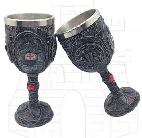 Cáliz Caballeros Templarios - Tazas y vasos con motivos templarios