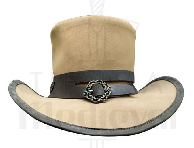 Sombrero Chistera Steampunk - Prendas de cuero para el Movimiento SteamPunk
