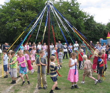Fiesta Maypole Inglaterra