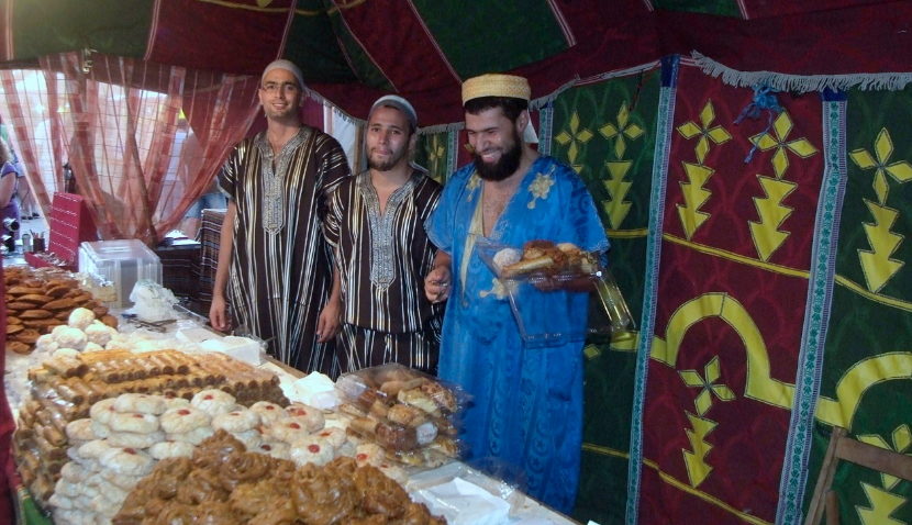 mercado arabe medieval