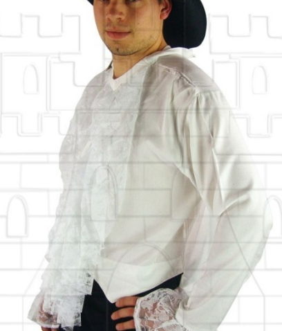 Camisa lazo Renacentista 408x478 - Des Chemisiers et des chemises mediévales