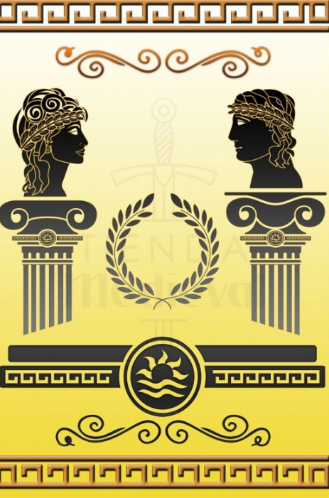 Estandarte Dioses Griegos - Consigue tu propio estandarte personalizado