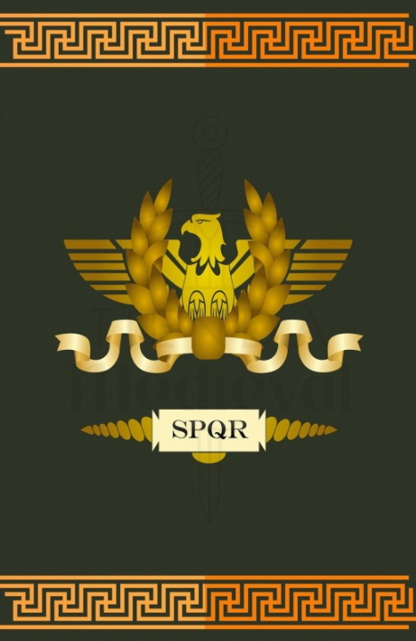 Estandarte Legion Romana SPQR
