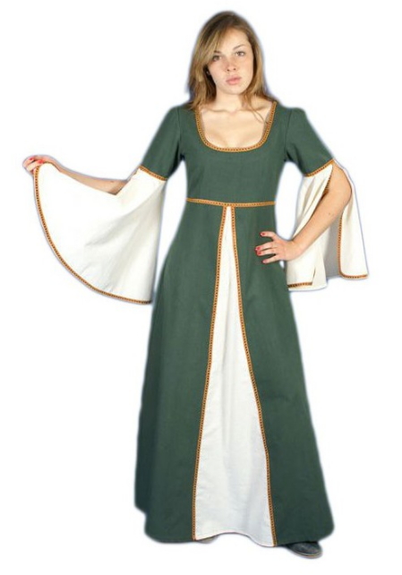 Traje mujer medieval Munia - Vestidos medievales de mujer