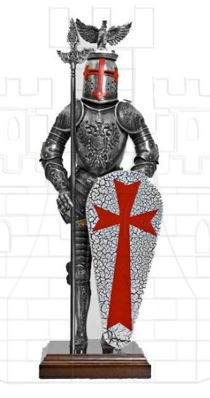 Armadura Templario Águila 42 cms. - Armaduras medievales en tamaño pequeño