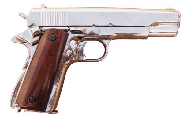 Colt 45 automático niquelado año 1911
