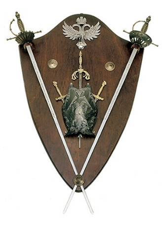 Panoplia minipeto y espadas - Impresionantes panoplias decorativas
