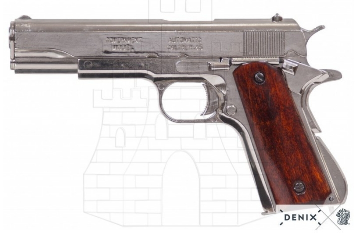 Pistola automática M1911 plata USA 1911